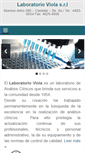 Mobile Screenshot of laboratorioviola.com.ar