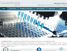 Tablet Screenshot of laboratorioviola.com.ar